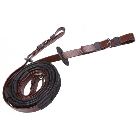 Rênes caouchou super Grip Zilco